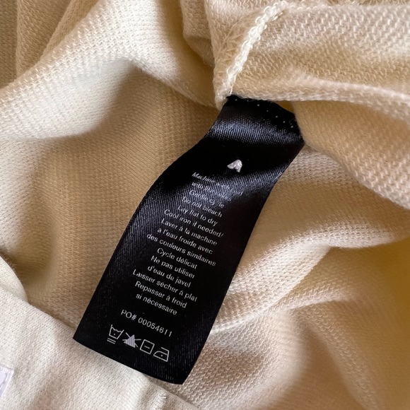 WOMEN’s RAG & BONE CLASSIC 100% COTTON BUTTER YELLOW POLO TENNIS-CORE SHIRT - Picture 8 of 8